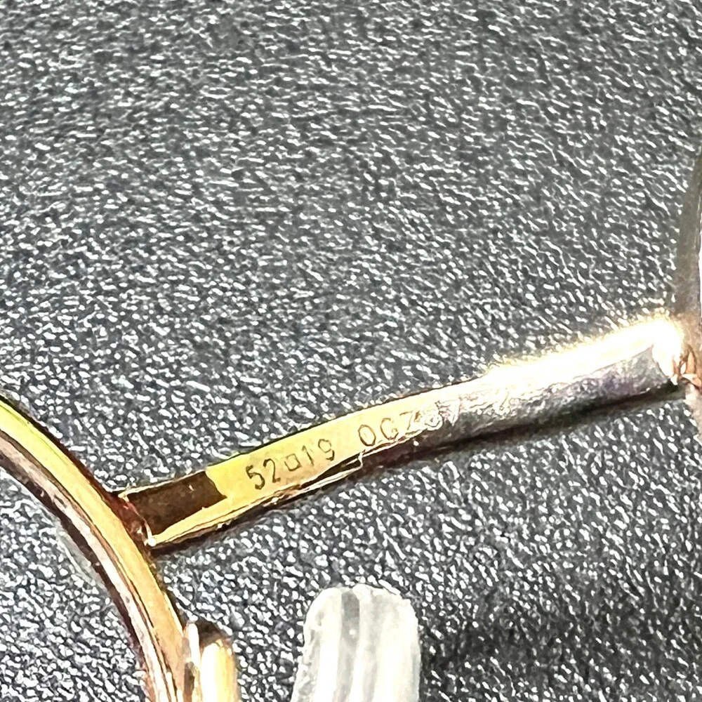 OnGuard OG085 W/Skull Gold Round Full Rim Eyeglasses Frames 52[]19 140 mm